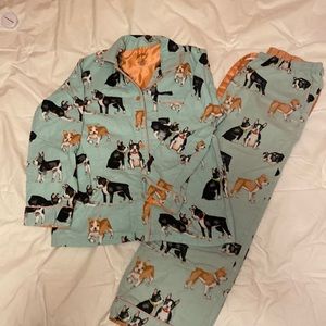 Blue matching pajama set